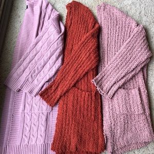 Cozy cardigans